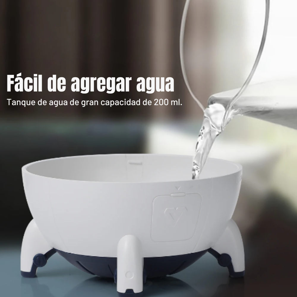 Humidificador Cápsula Espacial Mini Astronauta 200ml USB C Escritorio