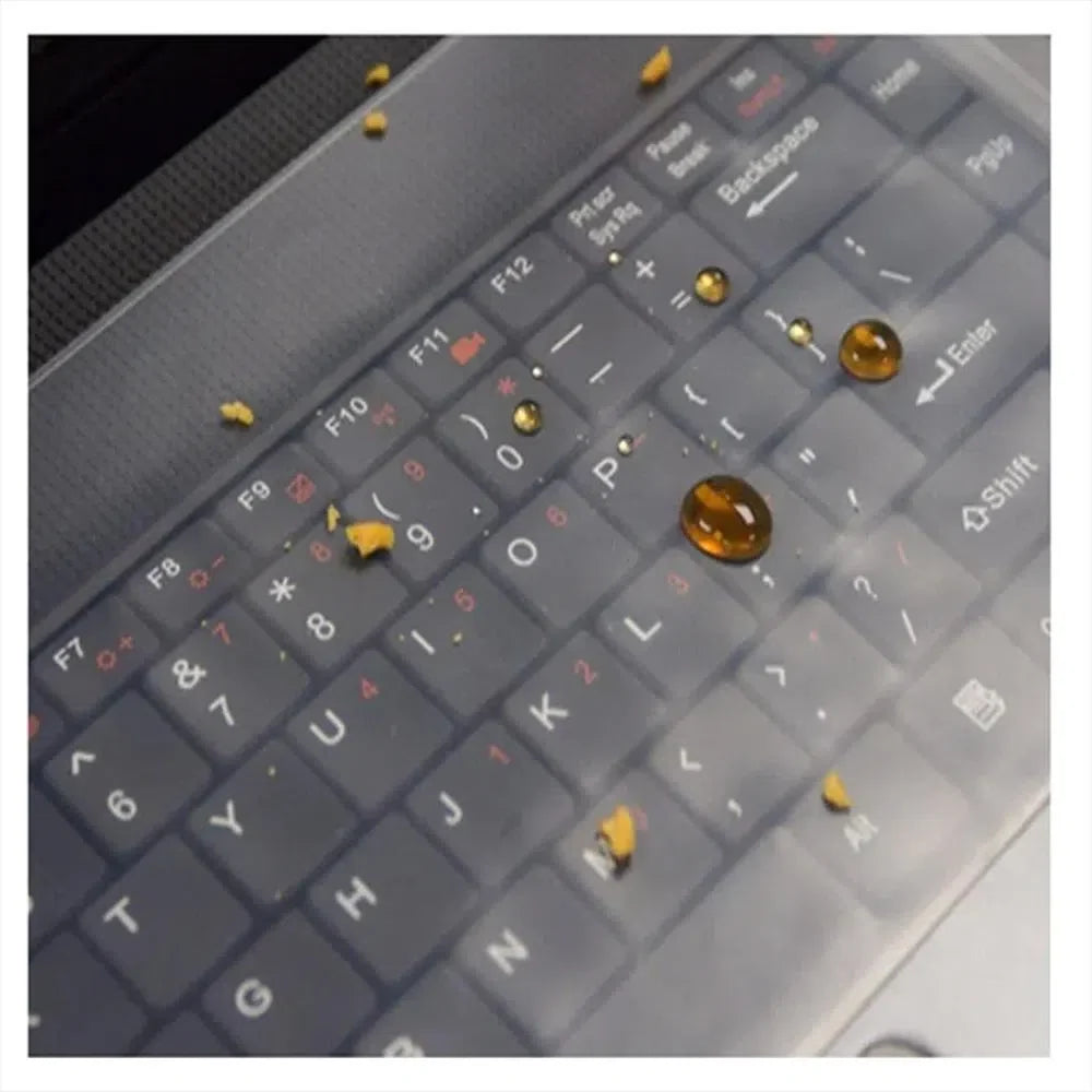 Protector Teclado Portátil Silicona Transparente 15.6 Pulgadas