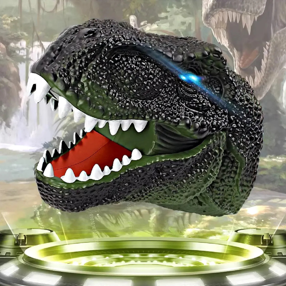 Pistola Hidrogel Dinosaurio T-Rex Lanzador Automático Juguete Gafas