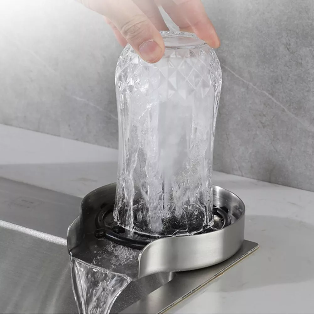 Lavador Vasos Copas Agua Presión Lavaplatos Enjuagador Bar Cocina