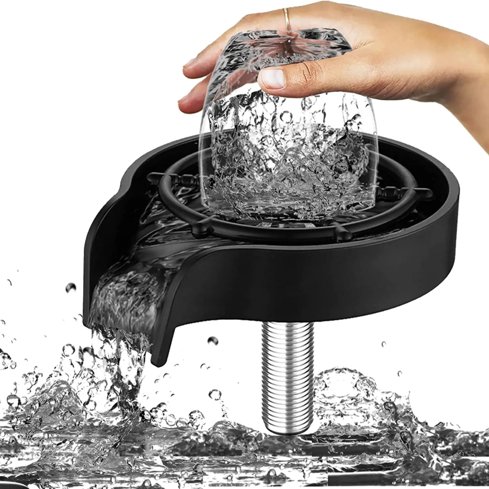 Lavador Vasos Copas Agua Presión Lavaplatos Enjuagador Bar Cocina