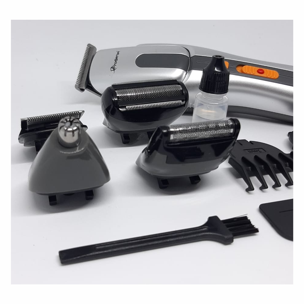 Kit Afeitadora Peluquería Recargable Geemy GM581 8x1 Nariz Barba