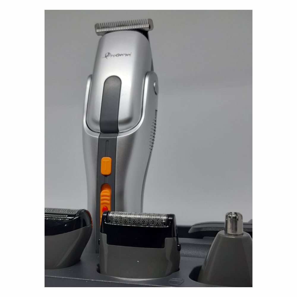 Kit Afeitadora Peluquería Recargable Geemy GM581 8x1 Nariz Barba