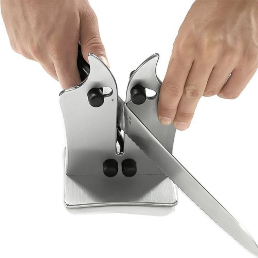 Afilador Cuchillos Profesional Acero Tungsteno Presión Manual Cocina