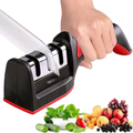Afilador Cuchillos Profesional 3 Ranuras Diamante Tungsteno Ergonómico