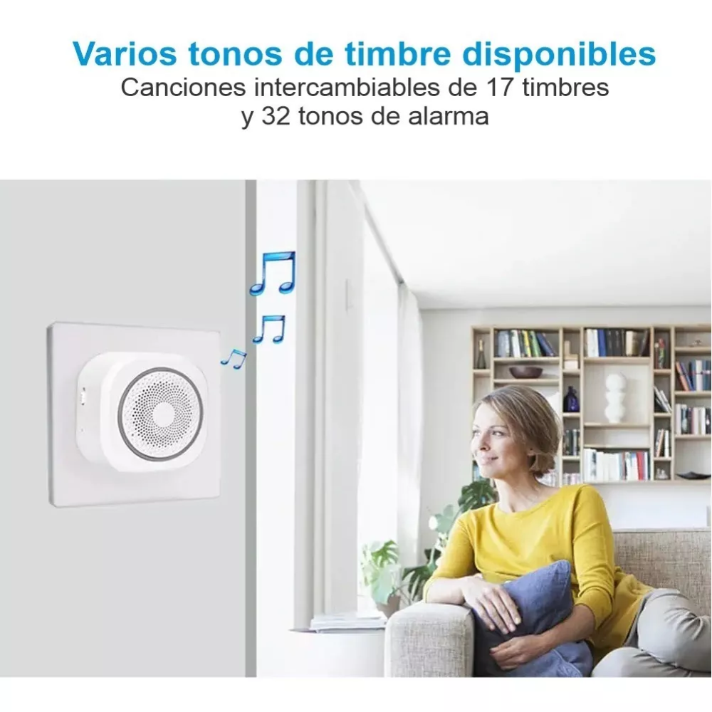 Alarma Inteligente WiFi Kit Sensores Puertas Ventanas PIR Alexa App
