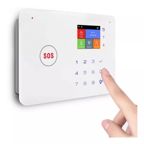 Alarma WiFi GSM Inteligente Pantalla TFT Sensores Hogar App Sirena