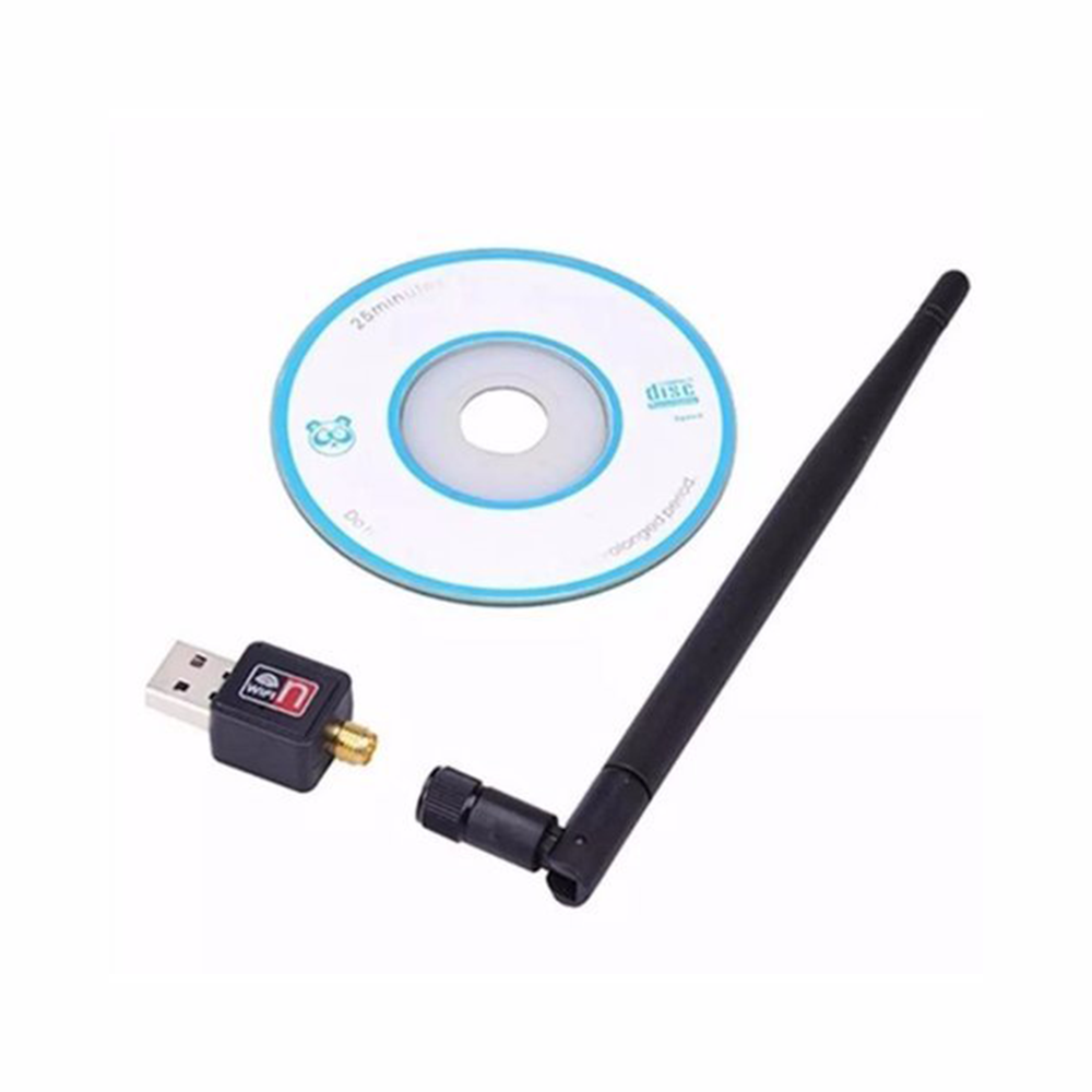 Antena WiFi Receptor USB 600 Mbps 802.11n Adaptador Inalámbrico PC Mac