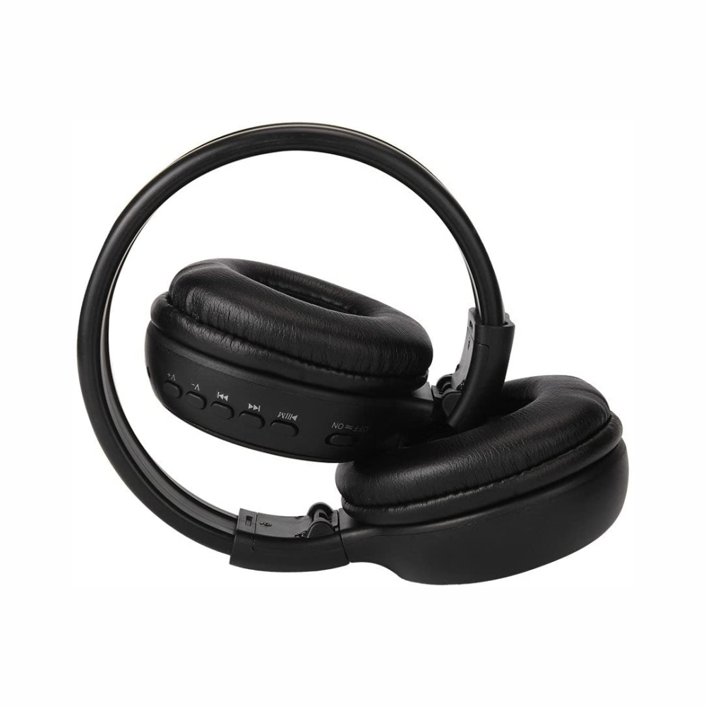 Audífonos Diadema Bluetooth Radio FM Micrófono Micro SD Plegables