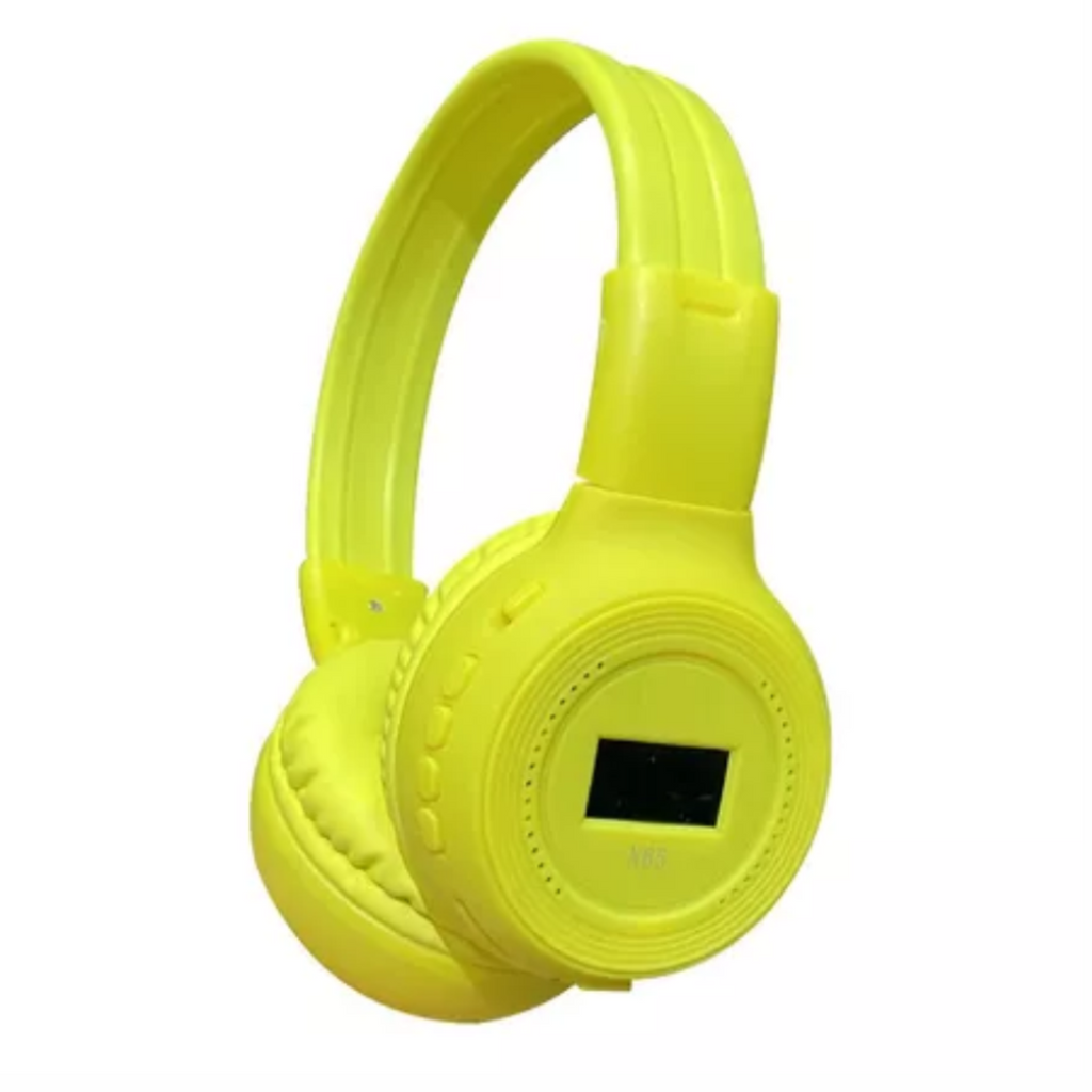 Audífonos Diadema Bluetooth N65 Radio FM Pantalla Recargables