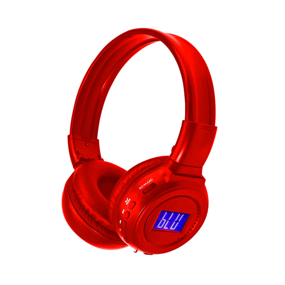 Audífonos Diadema Bluetooth Radio FM Micrófono Micro SD Plegables