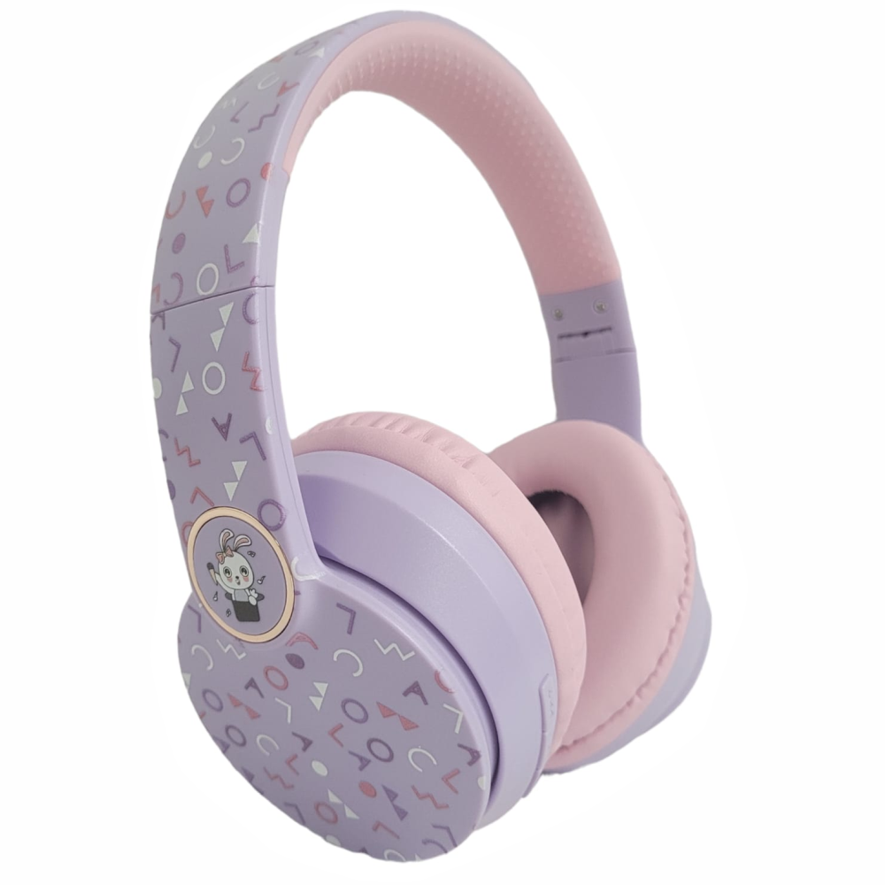 Audífonos Bluetooth Niños Diadema Plegable Micrófono LED Micro SD