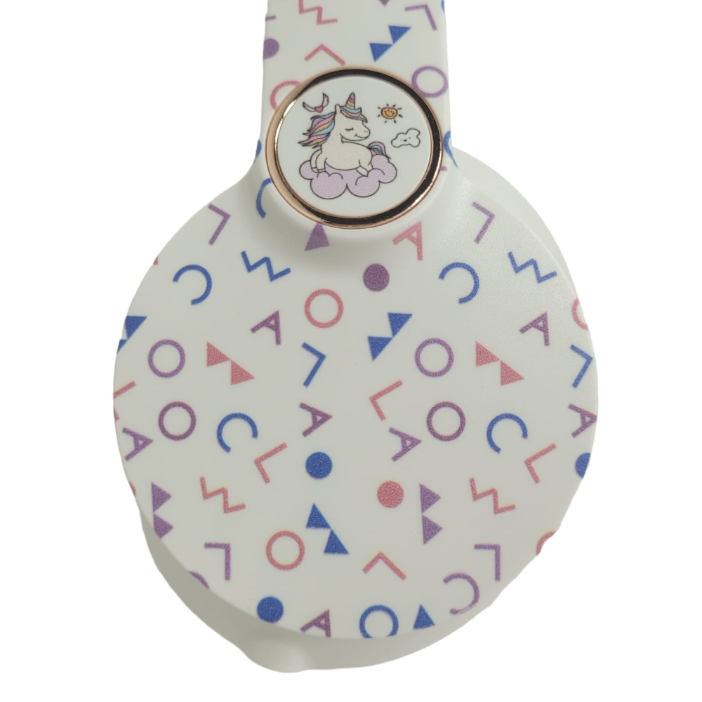 Audífonos Bluetooth Niños Diadema Plegable Micrófono LED Micro SD