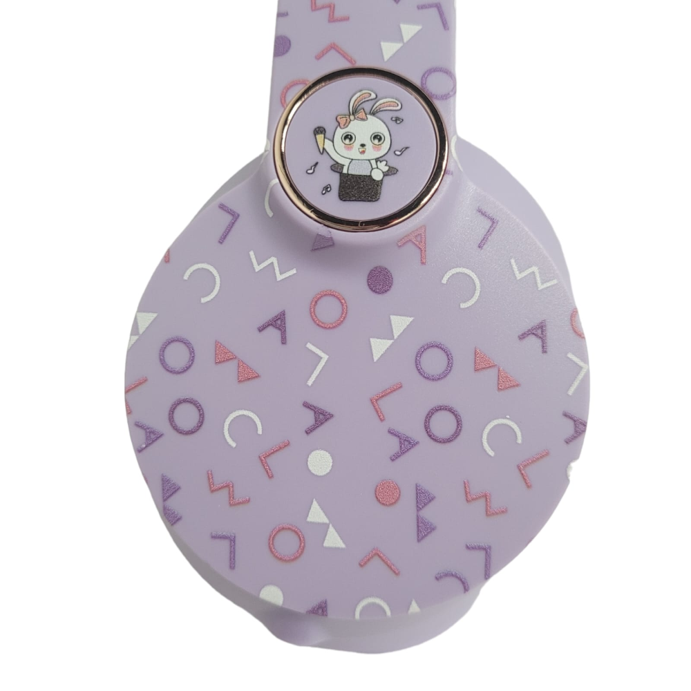 Audífonos Bluetooth Niños Diadema Plegable Micrófono LED Micro SD