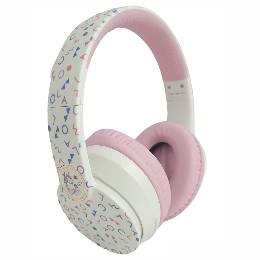 Audífonos Bluetooth Niños Diadema Plegable Micrófono LED Micro SD