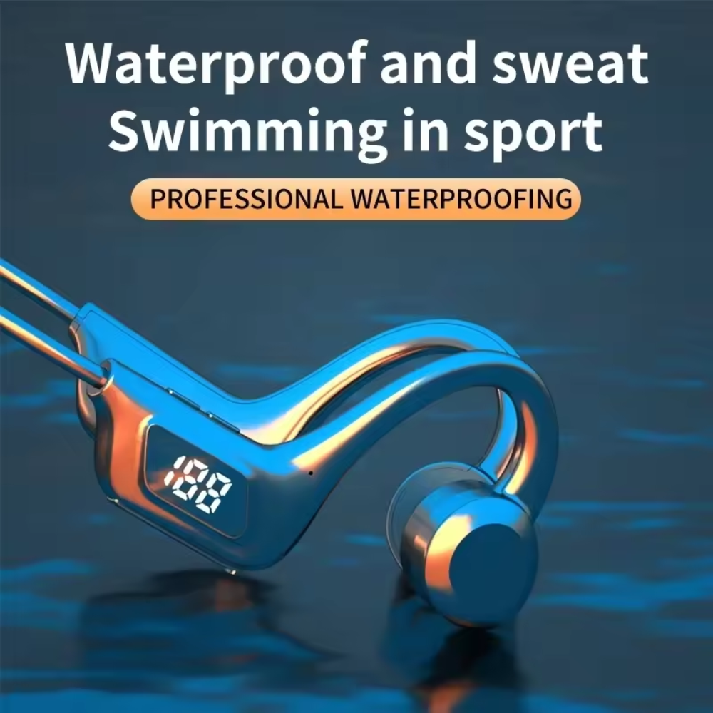 Audífonos Conducción Ósea Bluetooth 5.2 Deportivos Micro SD Running