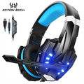 Audífonos Gamer Kotion Each G9000 Luces LED Micrófono PS4 Xbox PC
