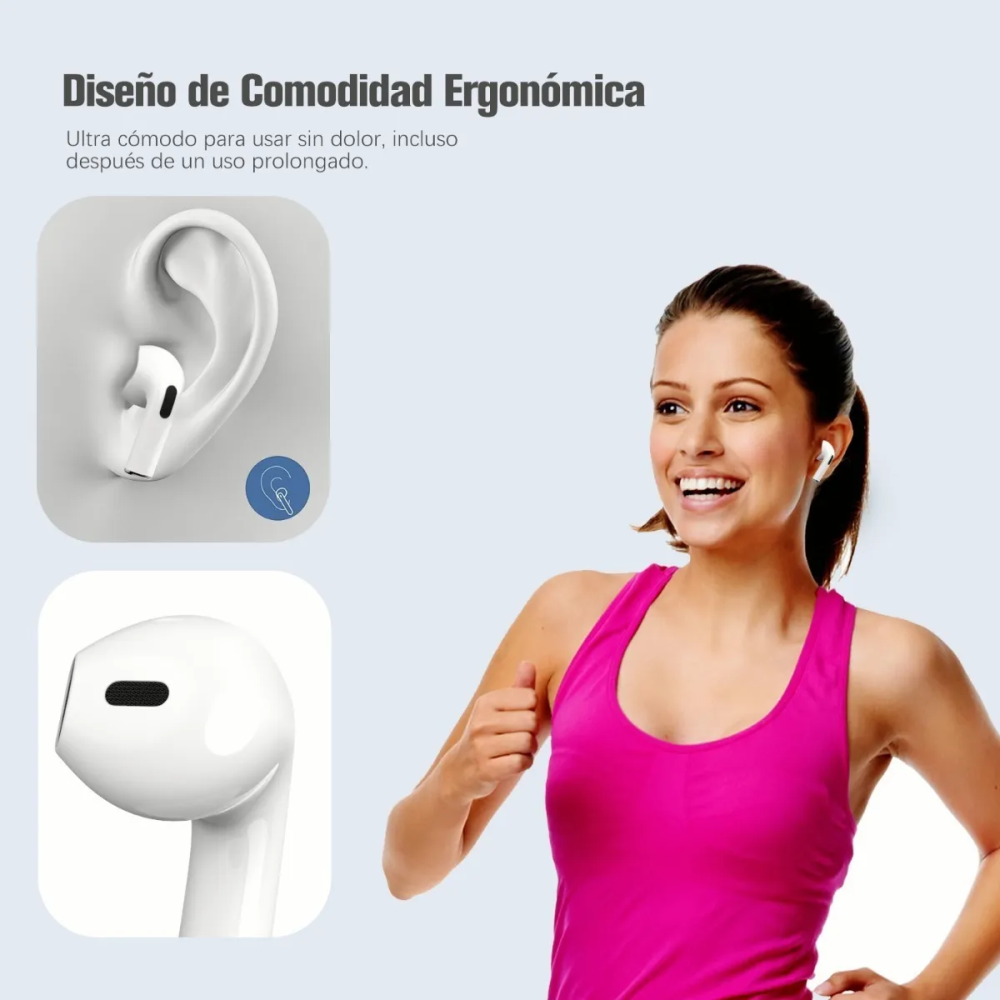 Audífonos Inalámbricos In Ear Bluetooth 5.0 1Hora AUT119 Estuche Carga