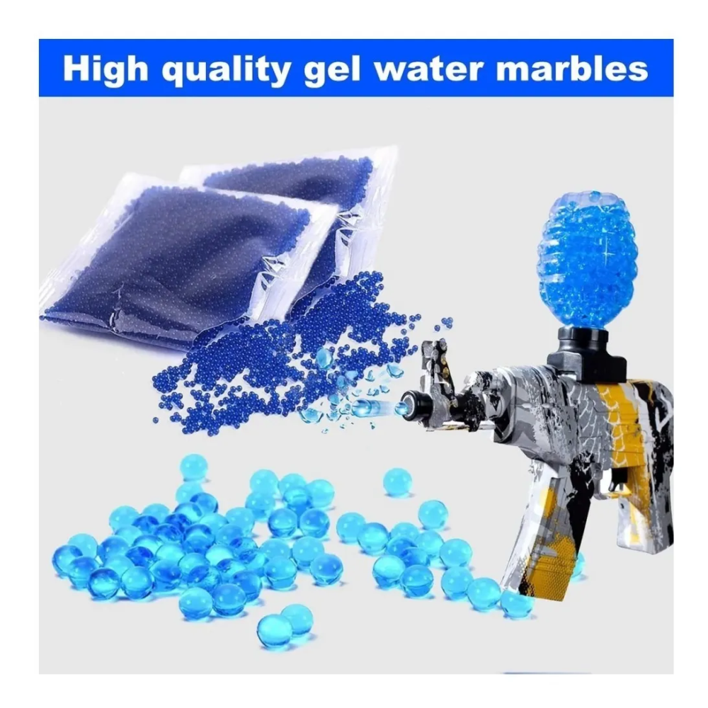 Balas Hidrogel 10000 Unidades Bolas Gel Agua Recarga Lanzador Juguete