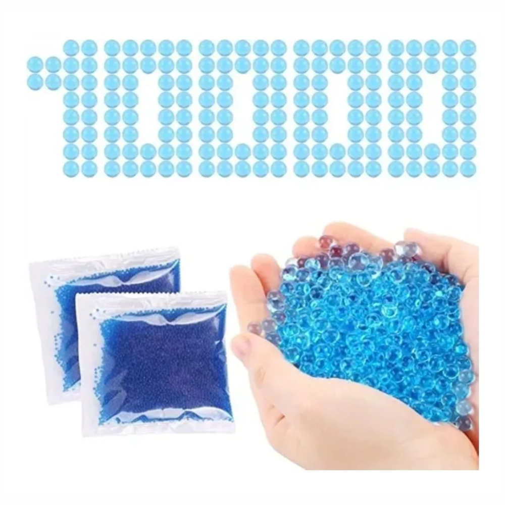 Balas Hidrogel 10000 Unidades Bolas Gel Agua Recarga Lanzador Juguete