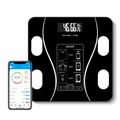 Báscula Inteligente Bluetooth Vidrio Templado Composición Corporal