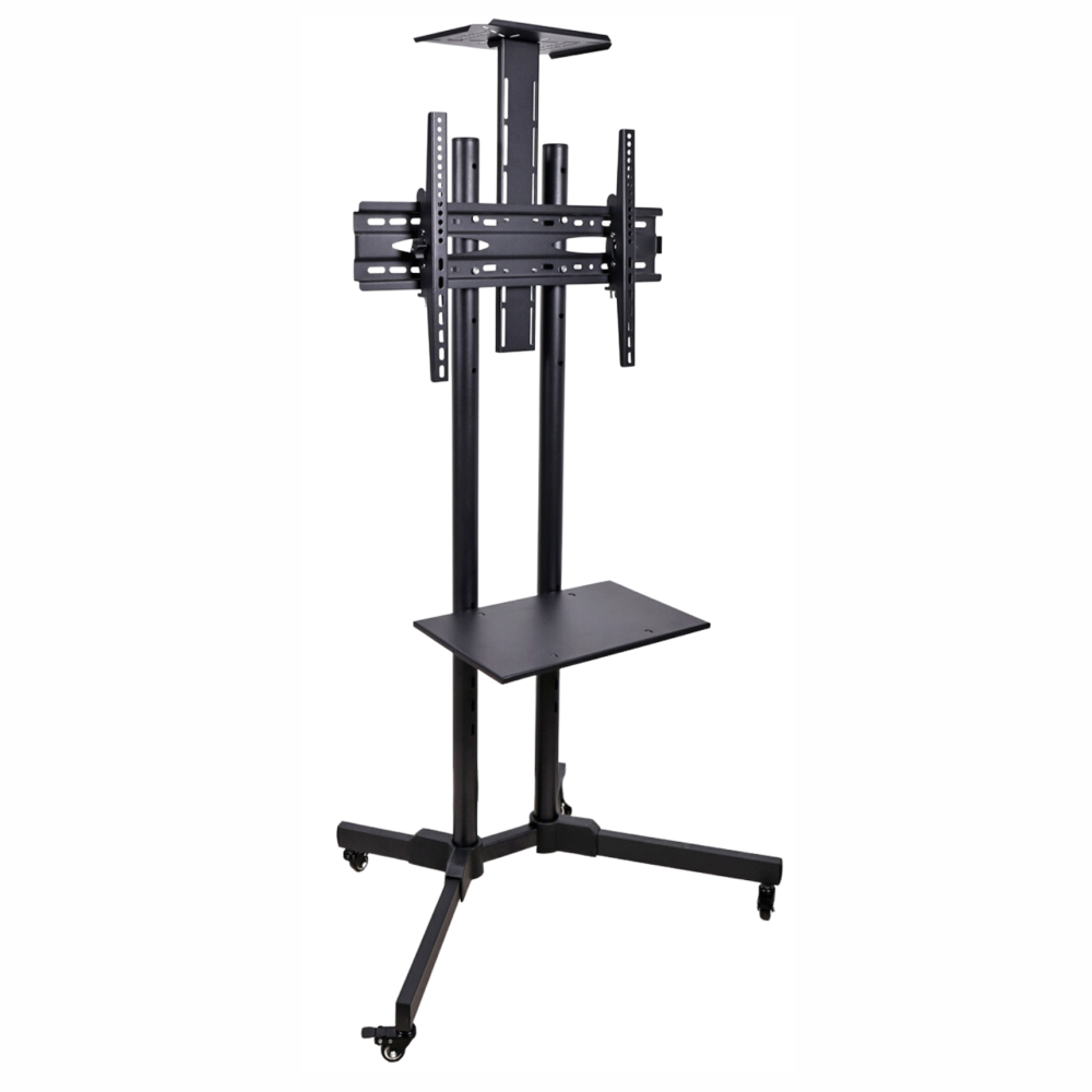 Soporte TV Pedestal Móvil Ruedas 32 70 Pulgadas A1500 Repisa 50kg