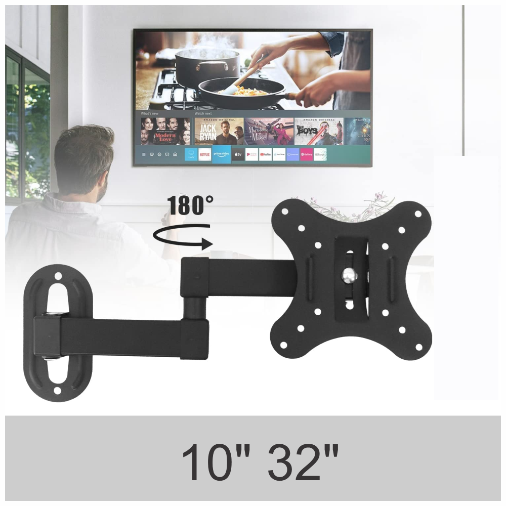 Soporte Pared Movible Monitor TV 10 32 Pulgadas AN210 VESA 100