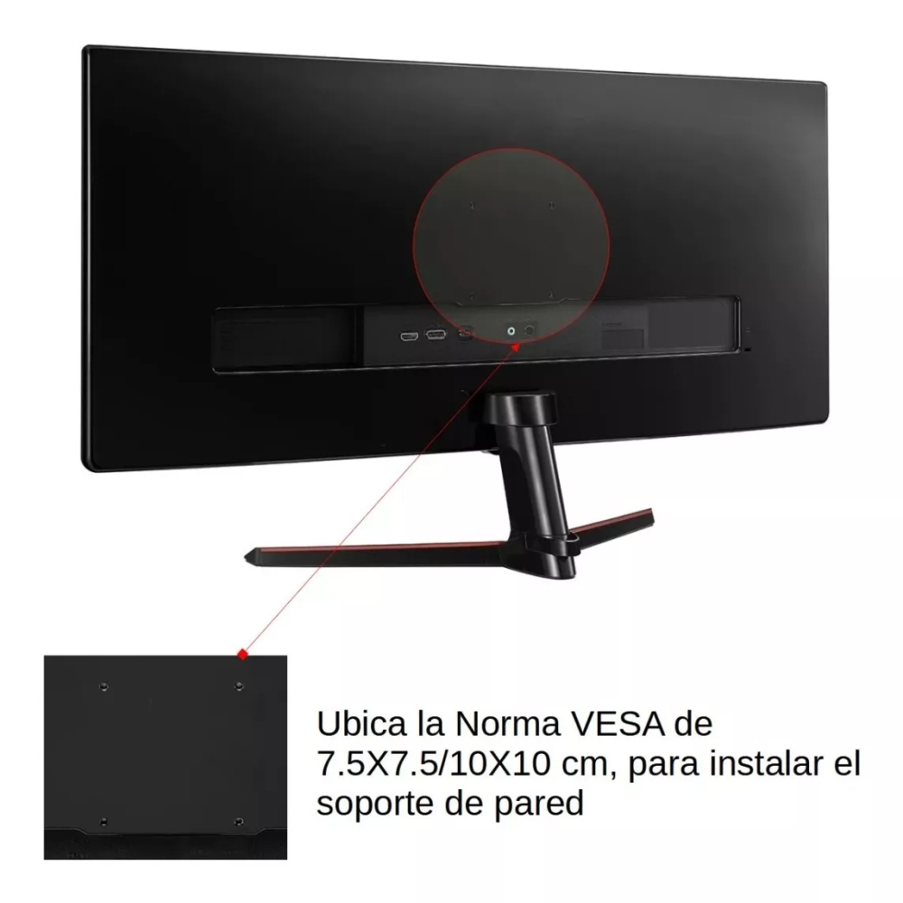 Soporte Pared Movible Monitor TV 10 32 Pulgadas AN210 VESA 100