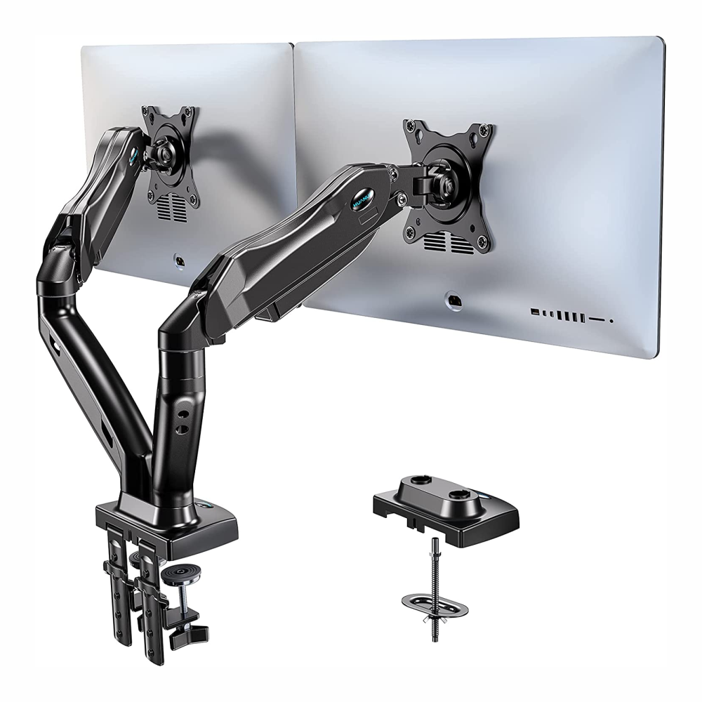 Soporte Monitor Doble Escritorio Brazo Neumático AN-110 13 27 Pulgadas