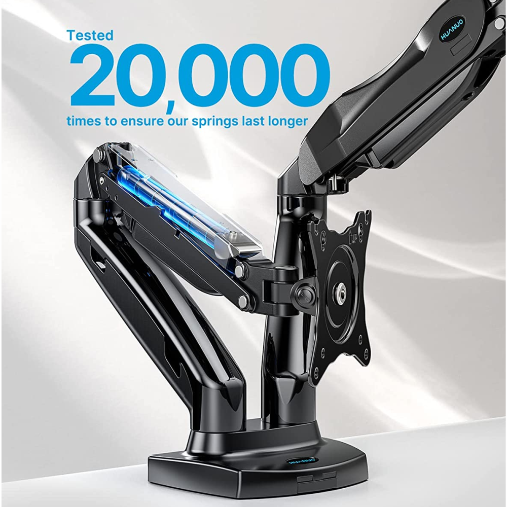 Soporte Monitor Doble Escritorio Brazo Neumático AN-110 13 27 Pulgadas