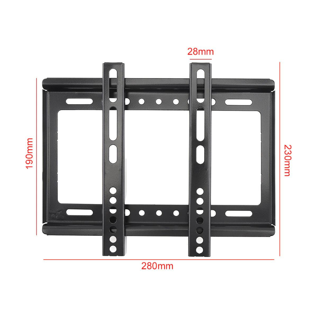 Soporte Pared Fijo TV Monitor 14 42 Pulgadas 25kg Acero Delgado VESA