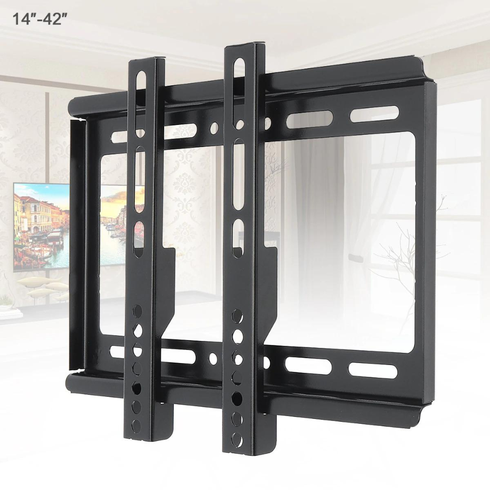 Soporte Pared Fijo TV Monitor 14 42 Pulgadas 25kg Acero Delgado VESA