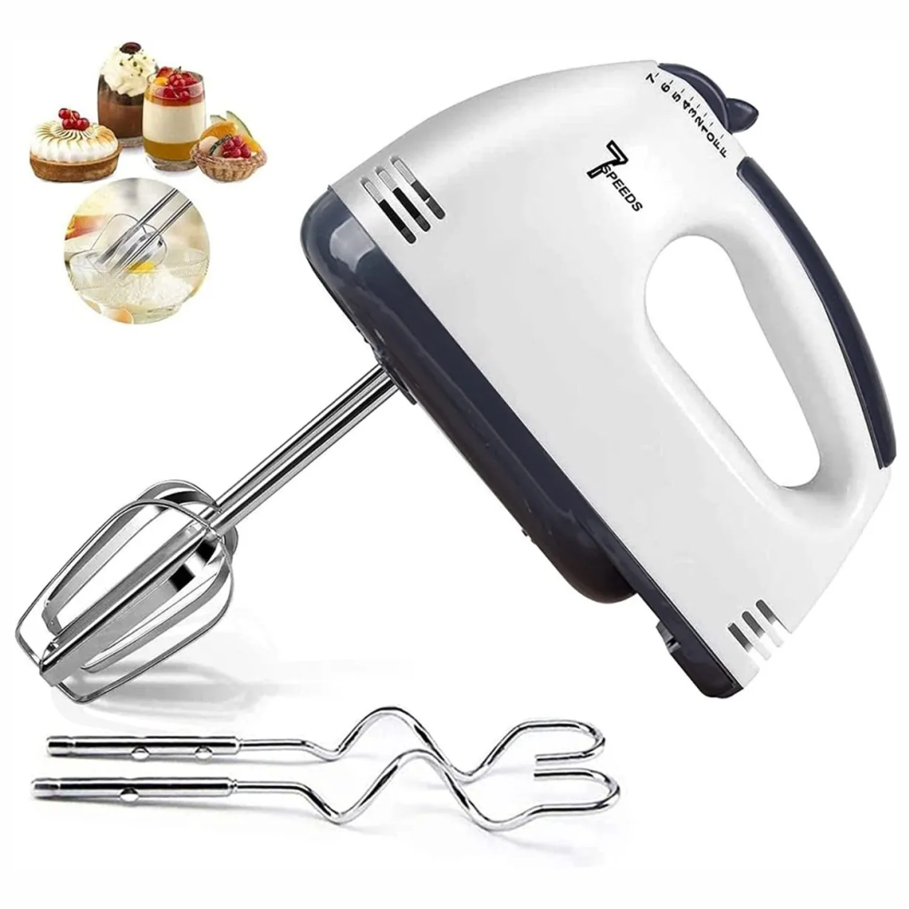 Batidora Mano Universal Royal 7 Velocidades Repostería Ganchos Amasar