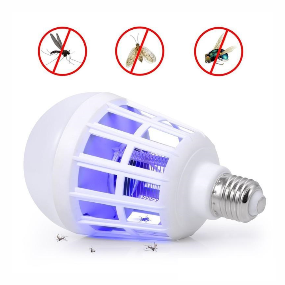 Bombillo Mata Zancudos Insectos Luz LED Ultravioleta 60W 110V