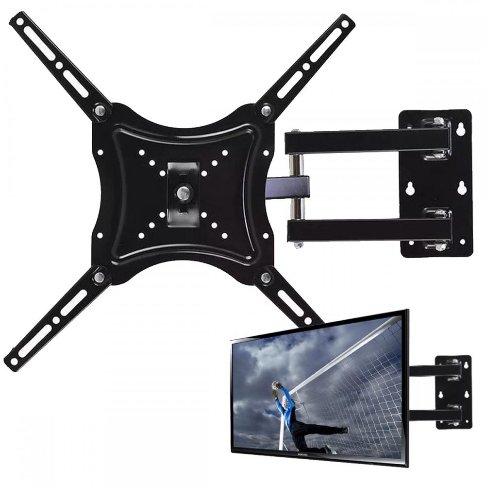 Soporte TV Brazo Extensible 14 55 Pulgadas HDL-117B-2 Giratorio 50kg