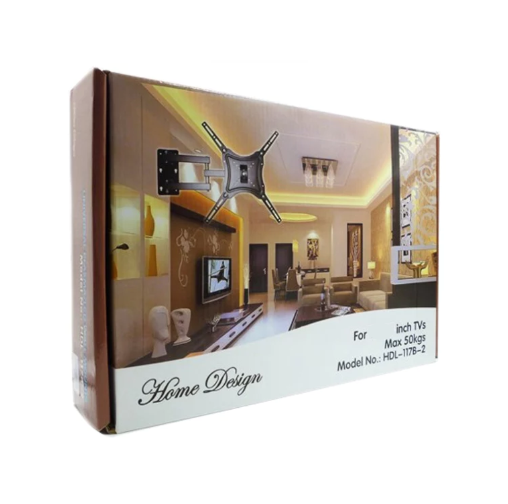 Soporte TV Brazo Extensible 14 55 Pulgadas HDL-117B-2 Giratorio 50kg