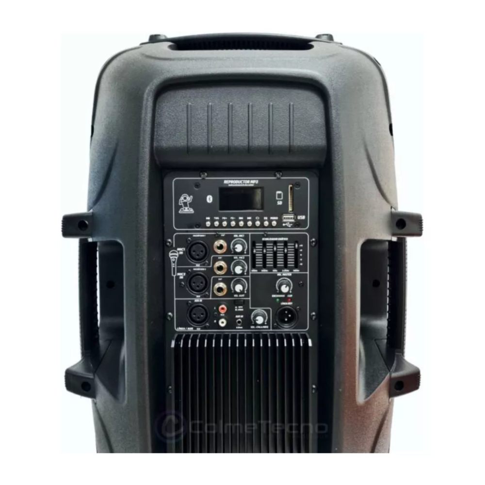 Cabina Sonido Activa 15 Pulgadas Sonivox VS-AC715NB Bluetooth 120W