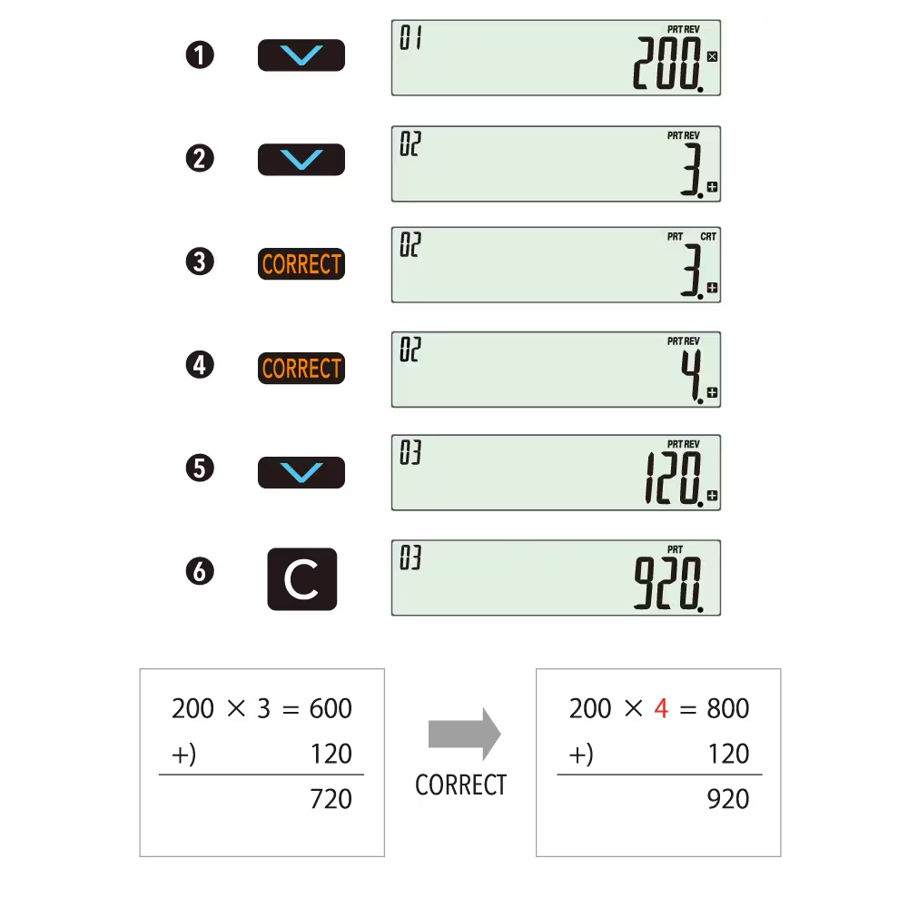 Calculadora Casio HR-8RC Impresora Reimpresión Verificación Portátil