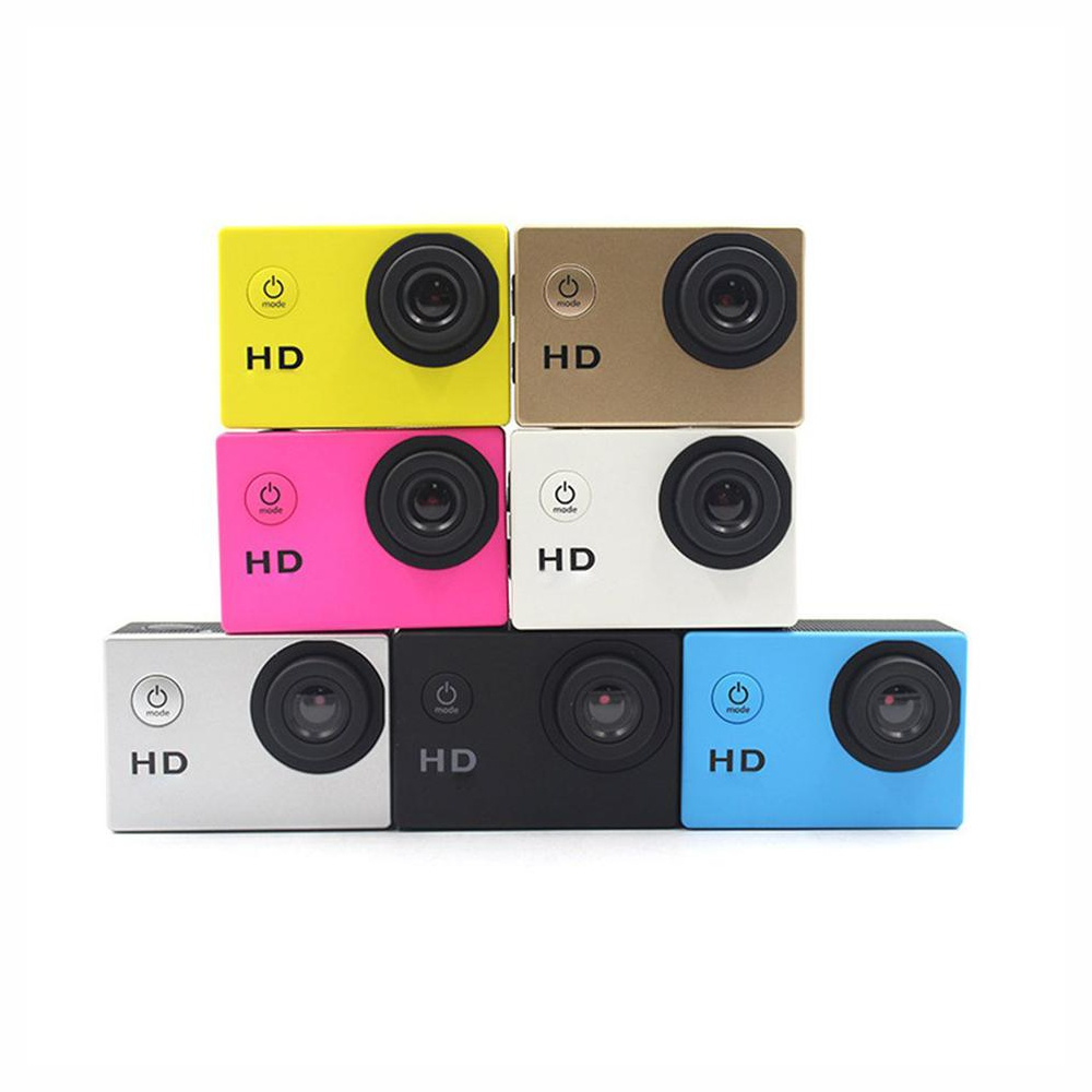 Cámara Deportiva Sumergible 30 Metros HD Gran Angular Kit Accesorios