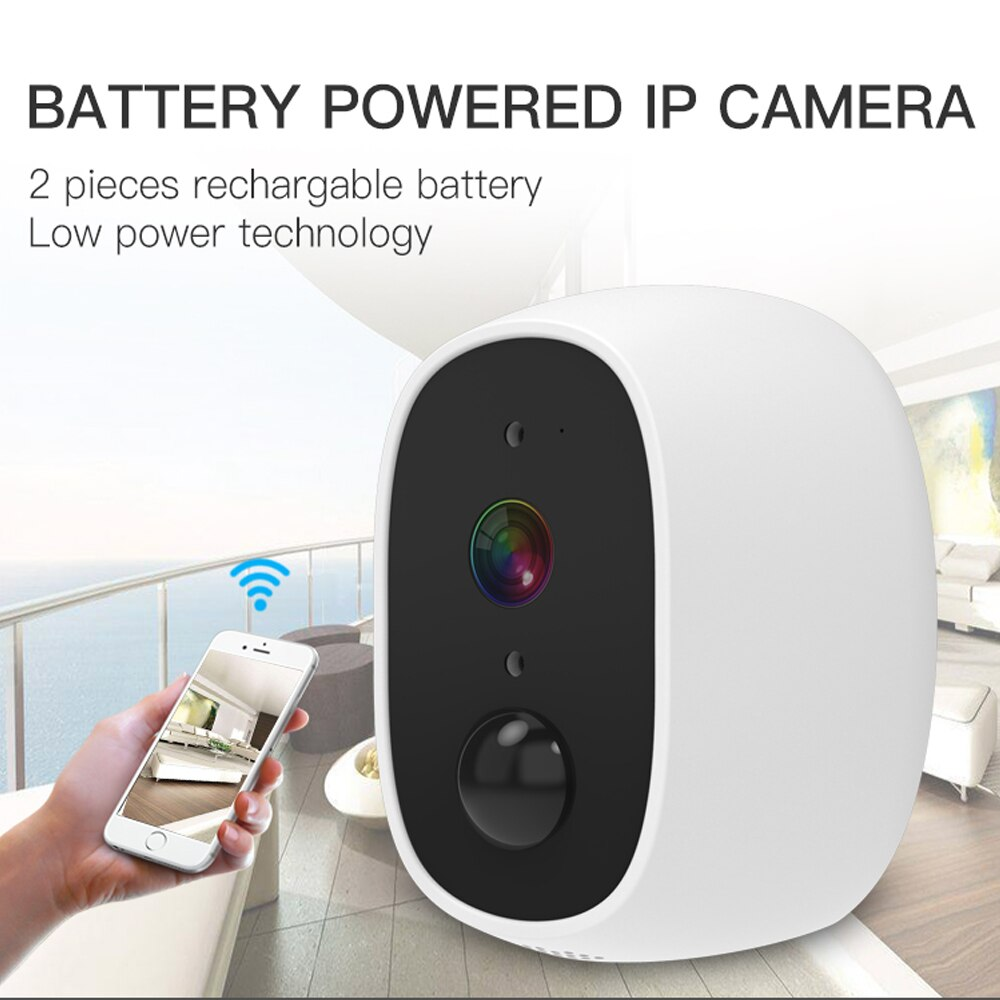 Cámara Seguridad WiFi Panel Solar Exterior Full HD PIR Audio IP66