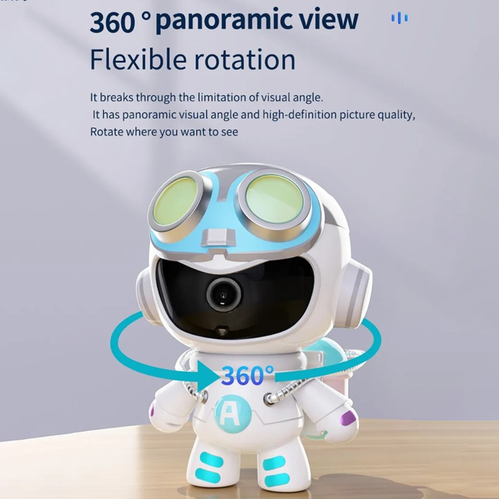 Cámara Seguridad WiFi 5G Astronauta 360 Visión Nocturna Seguimiento