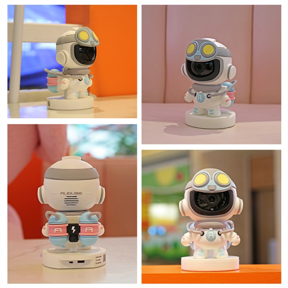 Cámara Seguridad WiFi 5G Astronauta 360 Visión Nocturna Seguimiento