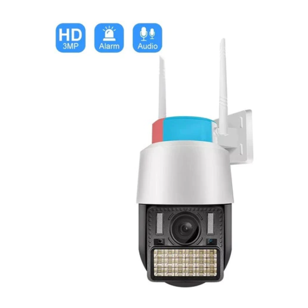 Cámara Seguridad V380 Pro WiFi PTZ C166-H Exterior Visión Color Audio