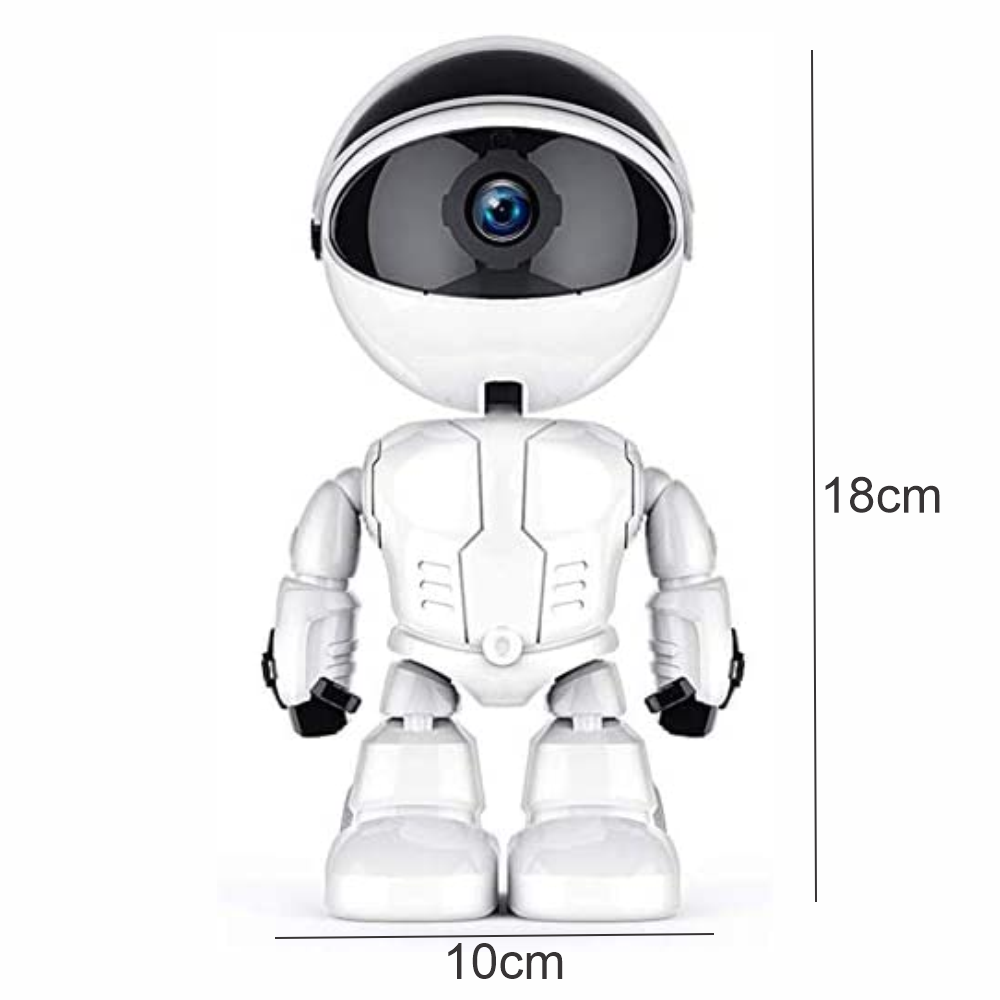 Cámara WiFi Robot Monitor Bebé 360 Seguimiento Audio Bidireccional