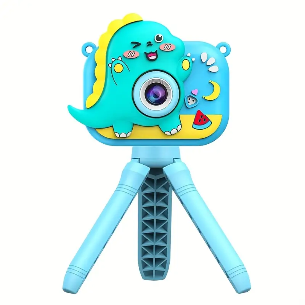 Cámara Digital Niños Unicornio Trípode Juegos Música Recargable Tipo C