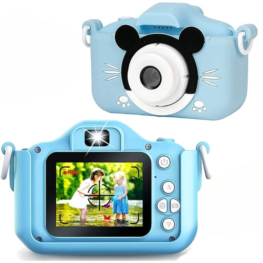 Cámara Digital Niños Recargable Fotos Video Pantalla IPS 2 Pulgadas