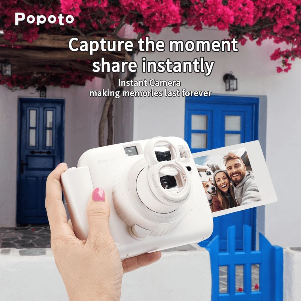 Cámara Instantánea Popoto Color Fotos Impresas Película 10 Fotos