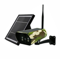 Cámara Seguridad Solar WiFi Exterior 1080P Batería PIR Audio IP67