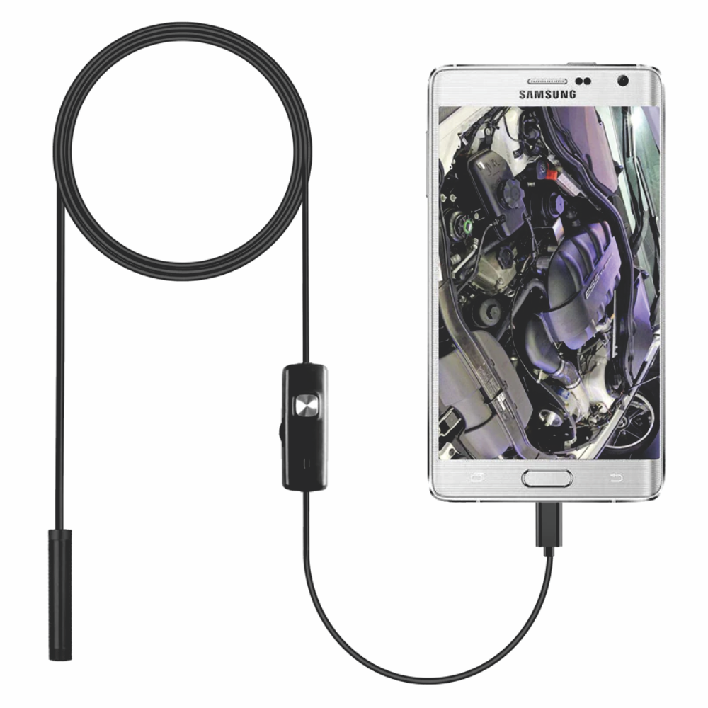 Cámara Endoscopio Celular Android PC USB 6 Led Cable 5 Metros IP67
