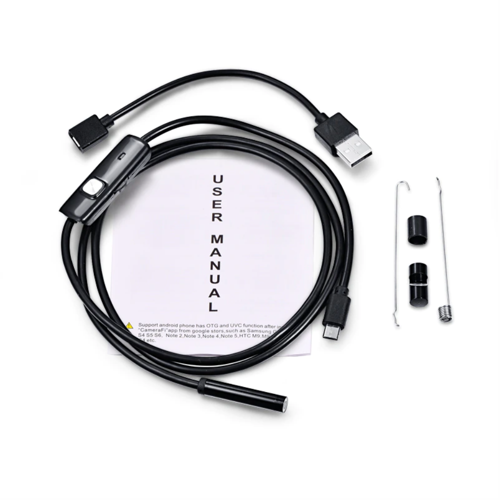 Cámara Endoscopio Celular Android PC USB 6 Led Cable 5 Metros IP67